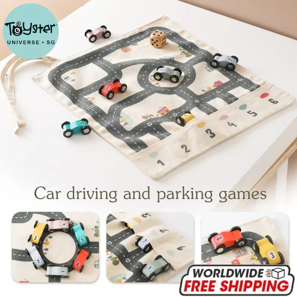Traffic Road Map Canvas 35*31Cm