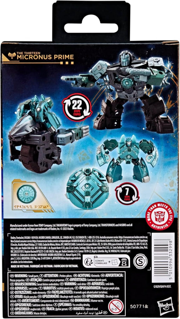 Transformers Age of The Primes Deluxe Class Micronus Prime - Transformers