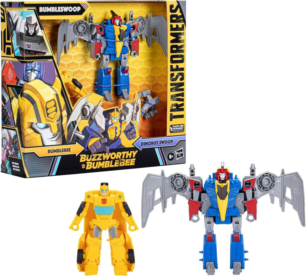 Transformers Buzzworthy Bumblebee Dino Combiner Bumbleswoop - Transformers