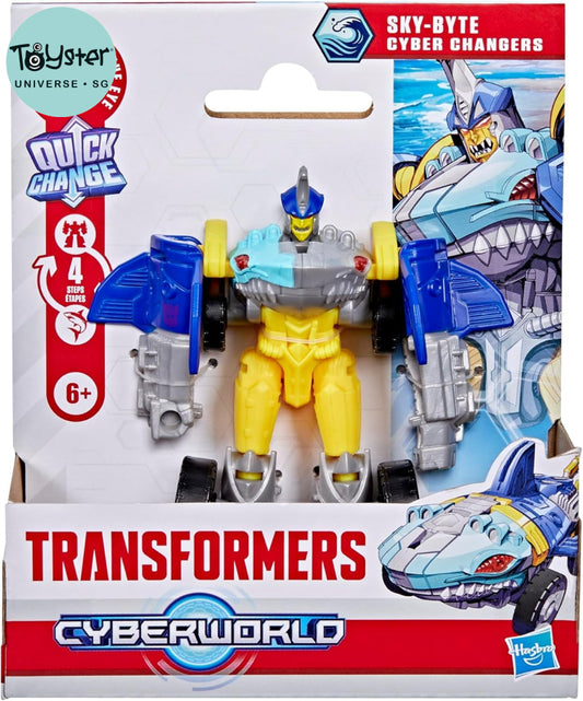 Transformers Cyberworld Cyber Changers Sky-Byte - Transformers