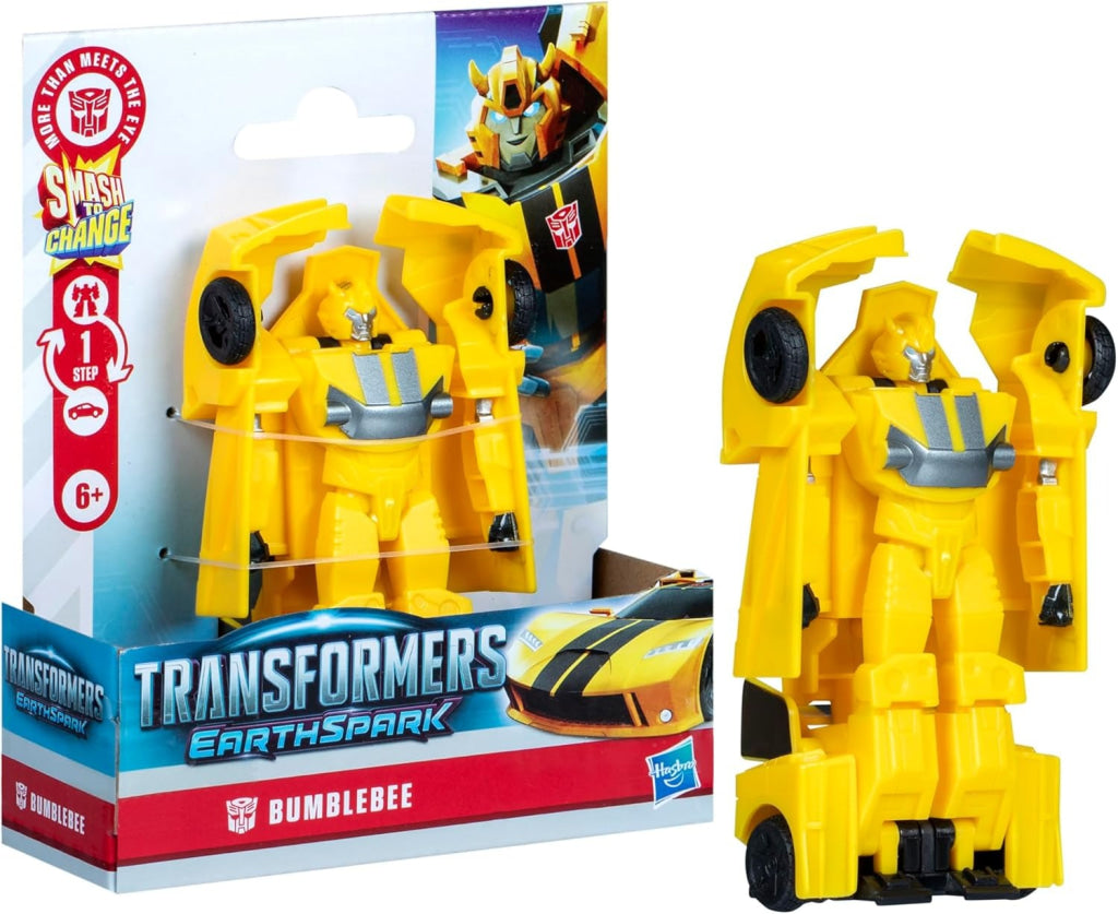 Transformers EarthSpark 1-Step Smash Changers Bumblebee - Transformers