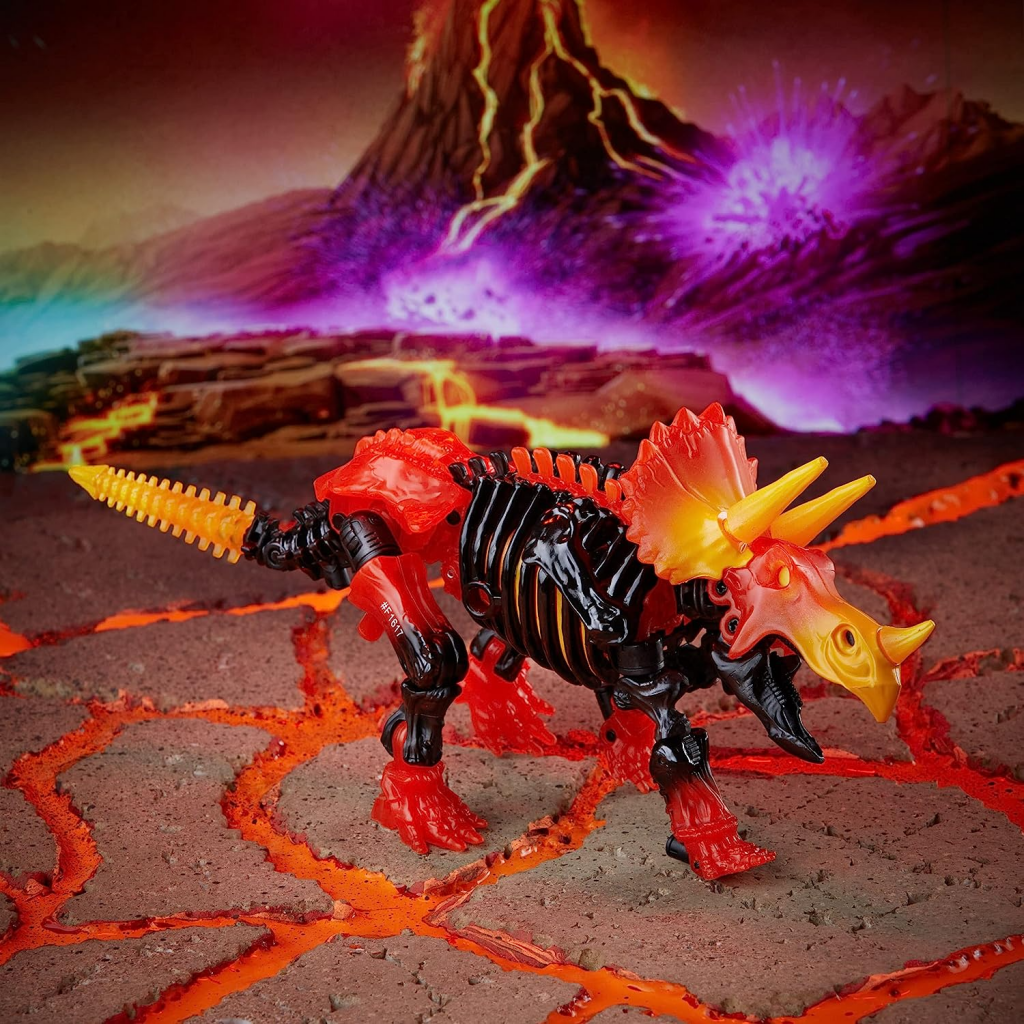 Transformers Generations War For Cybertron Deluxe Wfc-K39 Tricranius Beast Power Fire Blasts