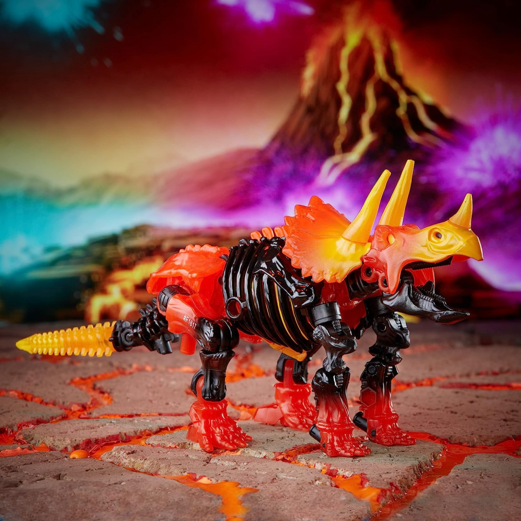 Transformers Generations War For Cybertron Deluxe Wfc-K39 Tricranius Beast Power Fire Blasts