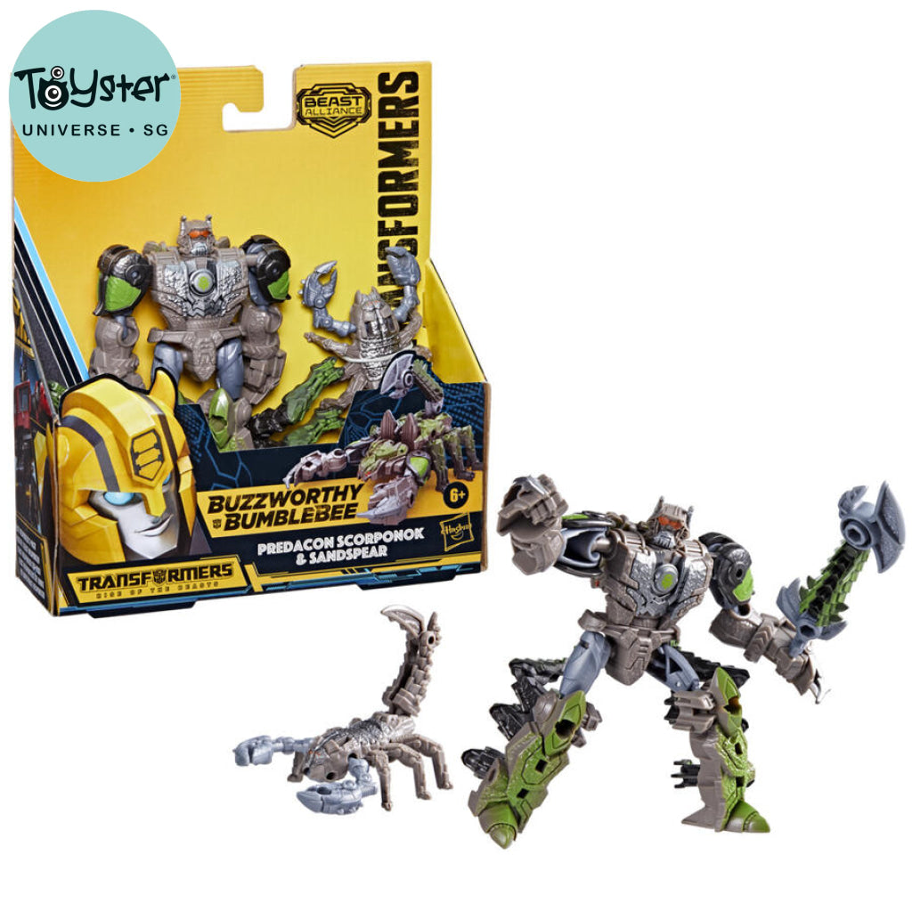 Transformers Rise Of The Beasts Beast Alliance Weaponizers 2-Pack Predacon Scorponok & Sandspear
