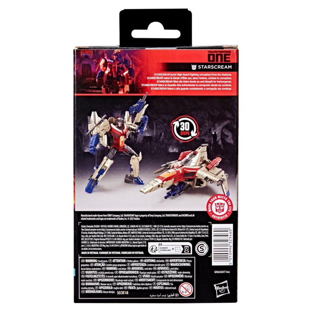 Transformers Studio Series Deluxe Class Transformers: Transformers One Starscream - Transformers