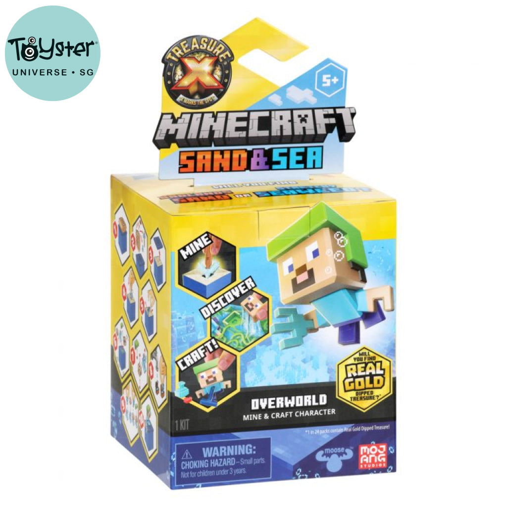 Treasure X Minecraft Sand & Sea Overworld Mine Craft Character
