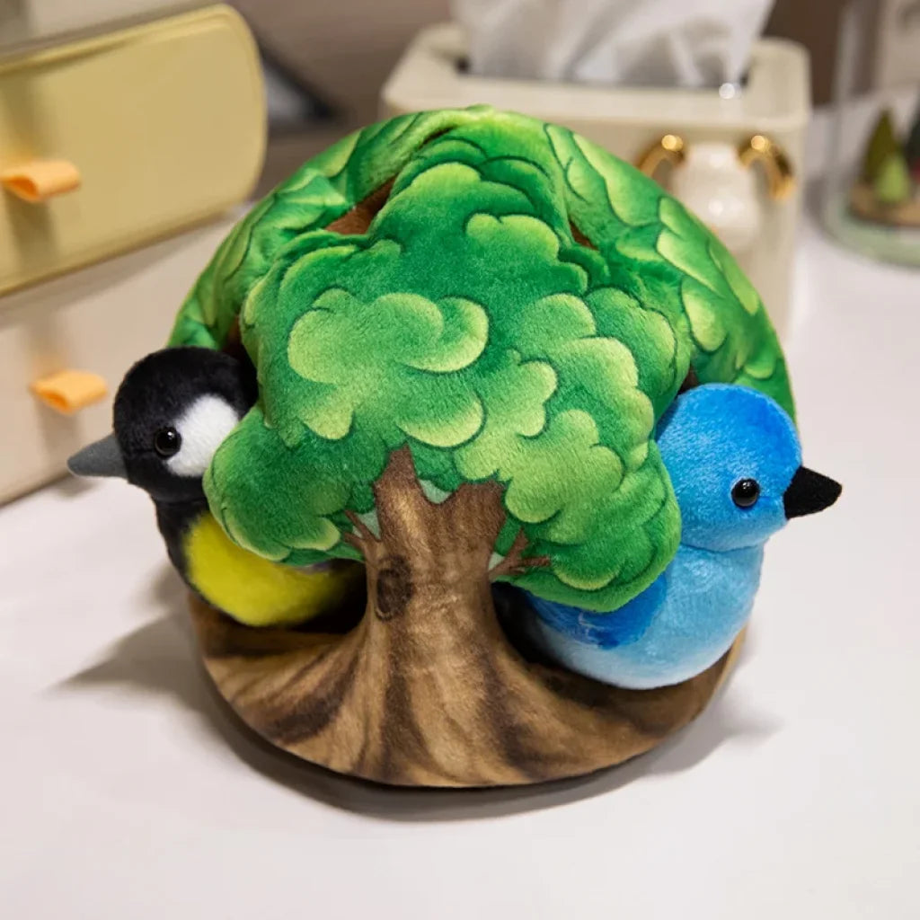 Tree House Bird Nest Plush Toy