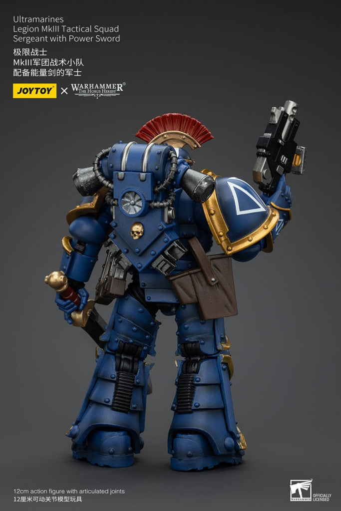 Ultramarines Legion Mkiii Tactical Squad Sergeant With Power Sword Jt00102 Warhammer 40K
