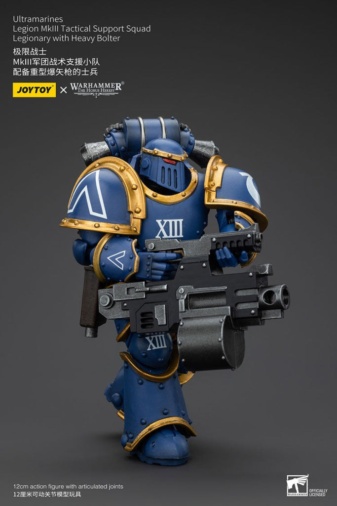 Ultramarines Legion Mkiii Tactical Support Squad Legionary With Heavy Bolter Jt00119 Warhammer 40K