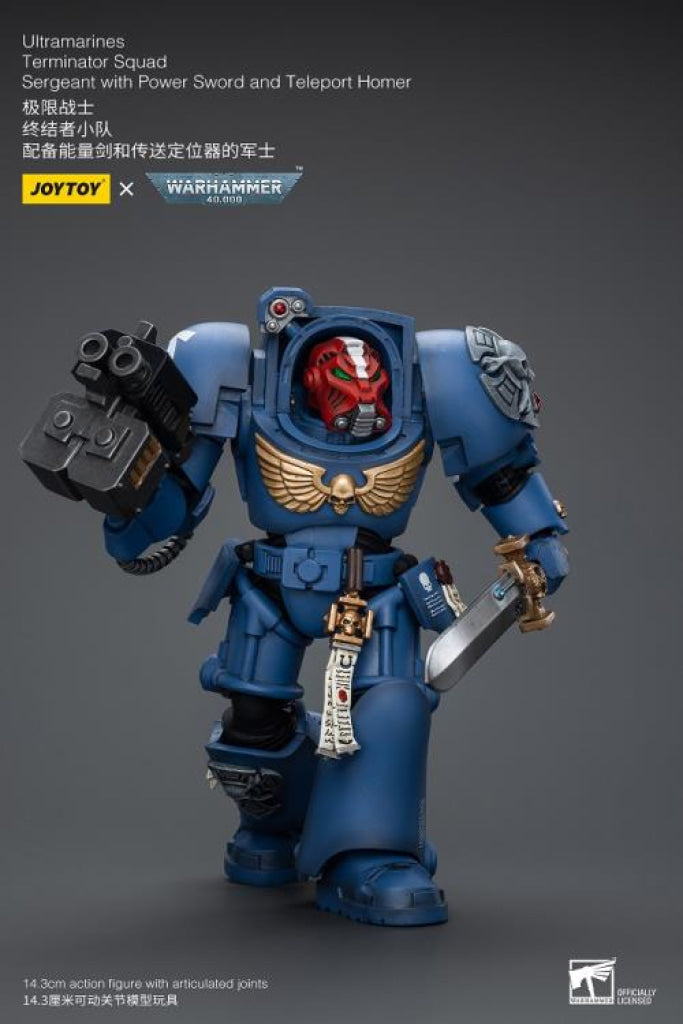 Ultramarines Terminator Squad Sergeant With Power Sword And Teleport Homer Jt9923 Warhammer 40K