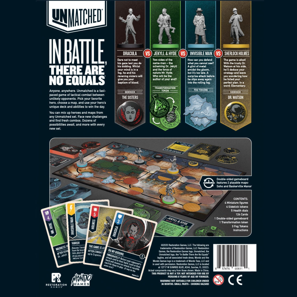 Unmatched: Cobble & Fog - Board Games
