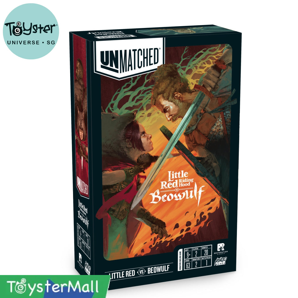 Unmatched: Little Red Riding Hood vs. Beowulf - Board Games