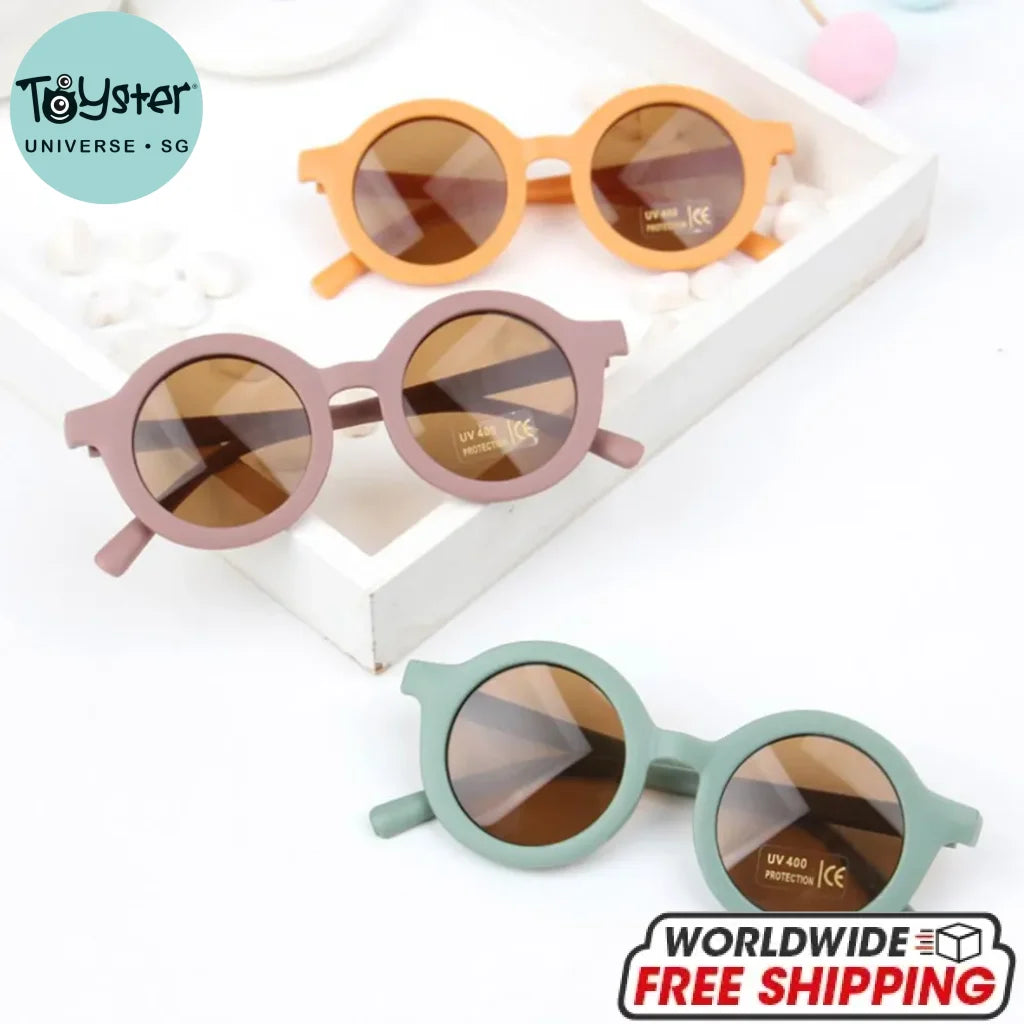 Uv400 Children’s Round Sunglasses