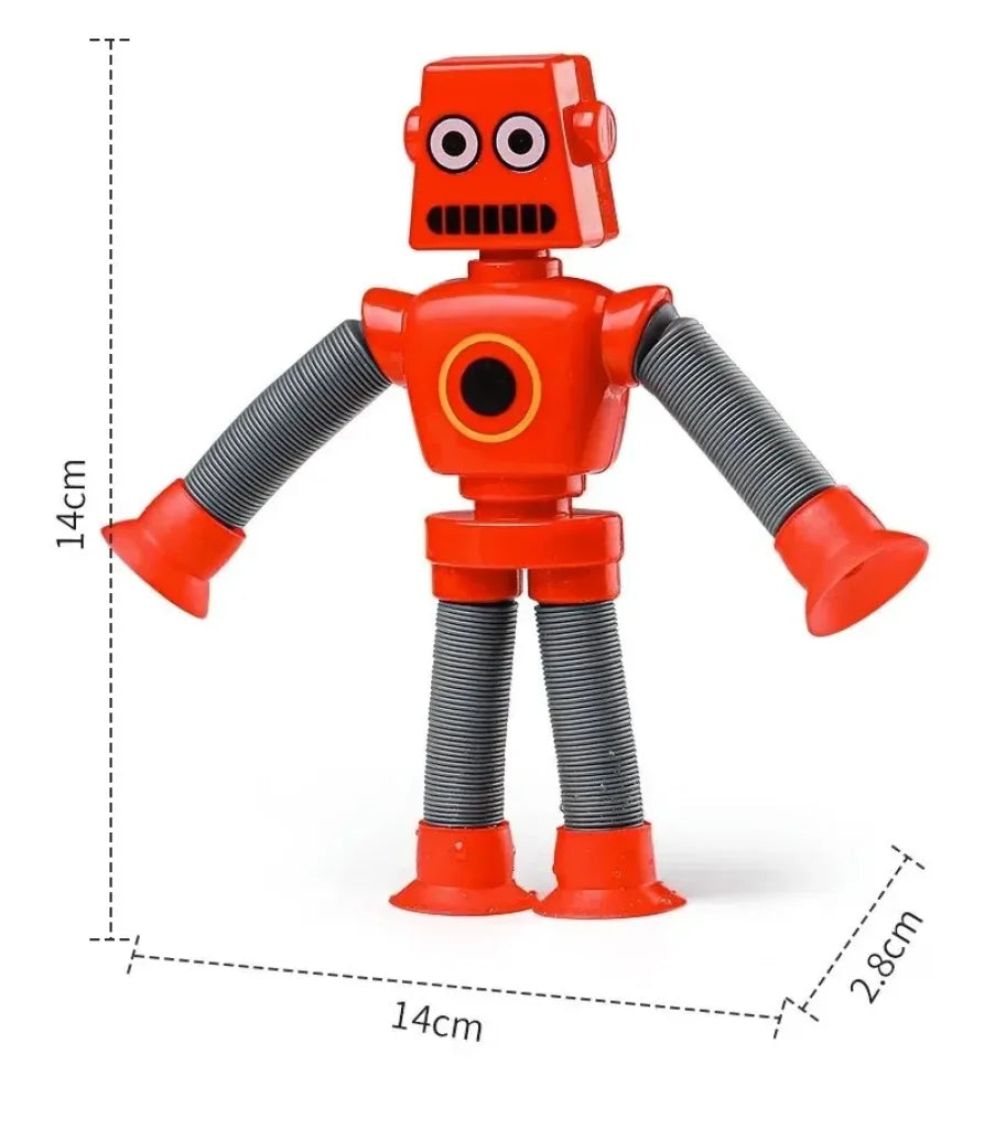 Versatile Suction Cup Robot Telescopic Tube 5Pcs