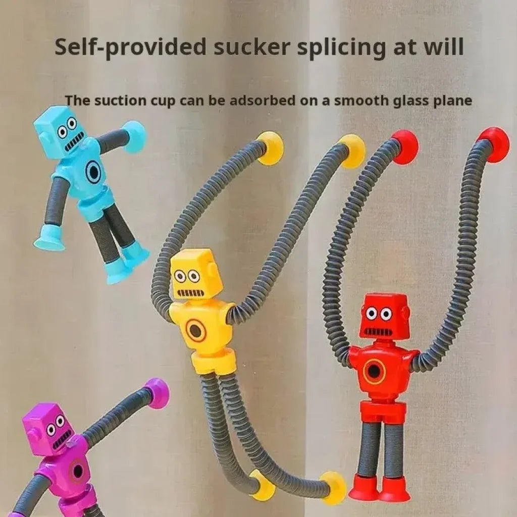 Versatile Suction Cup Robot Telescopic Tube 5Pcs