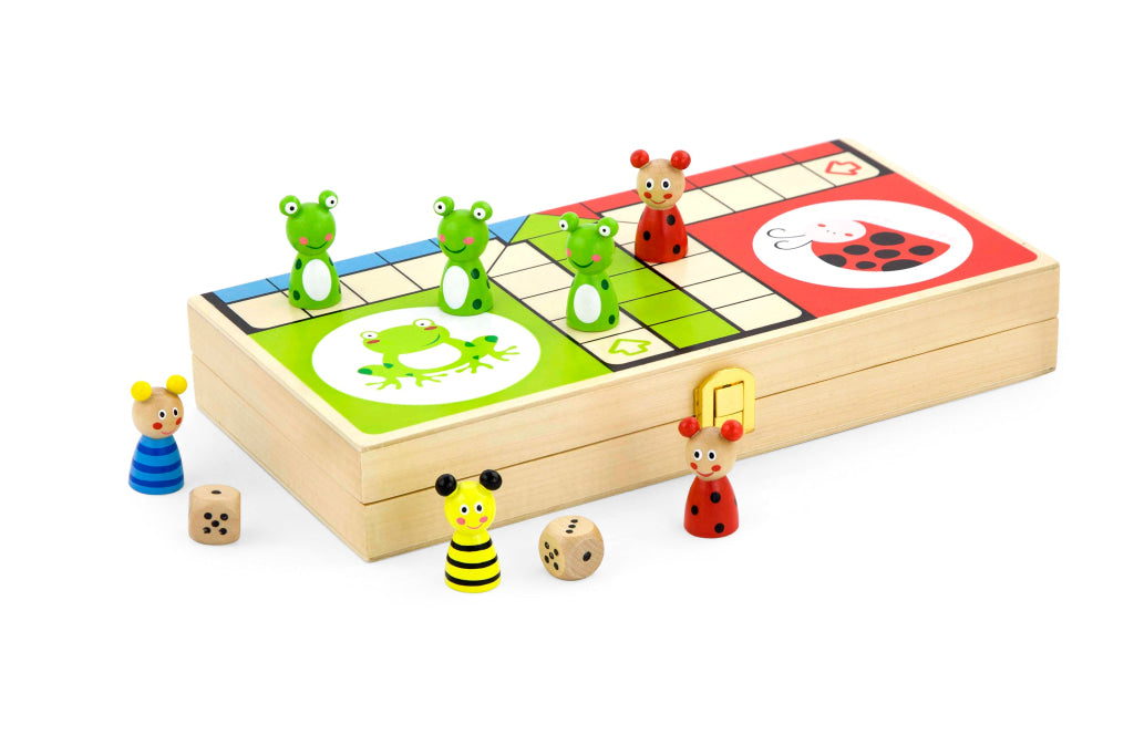 Viga Wooden Ludo Board Game
