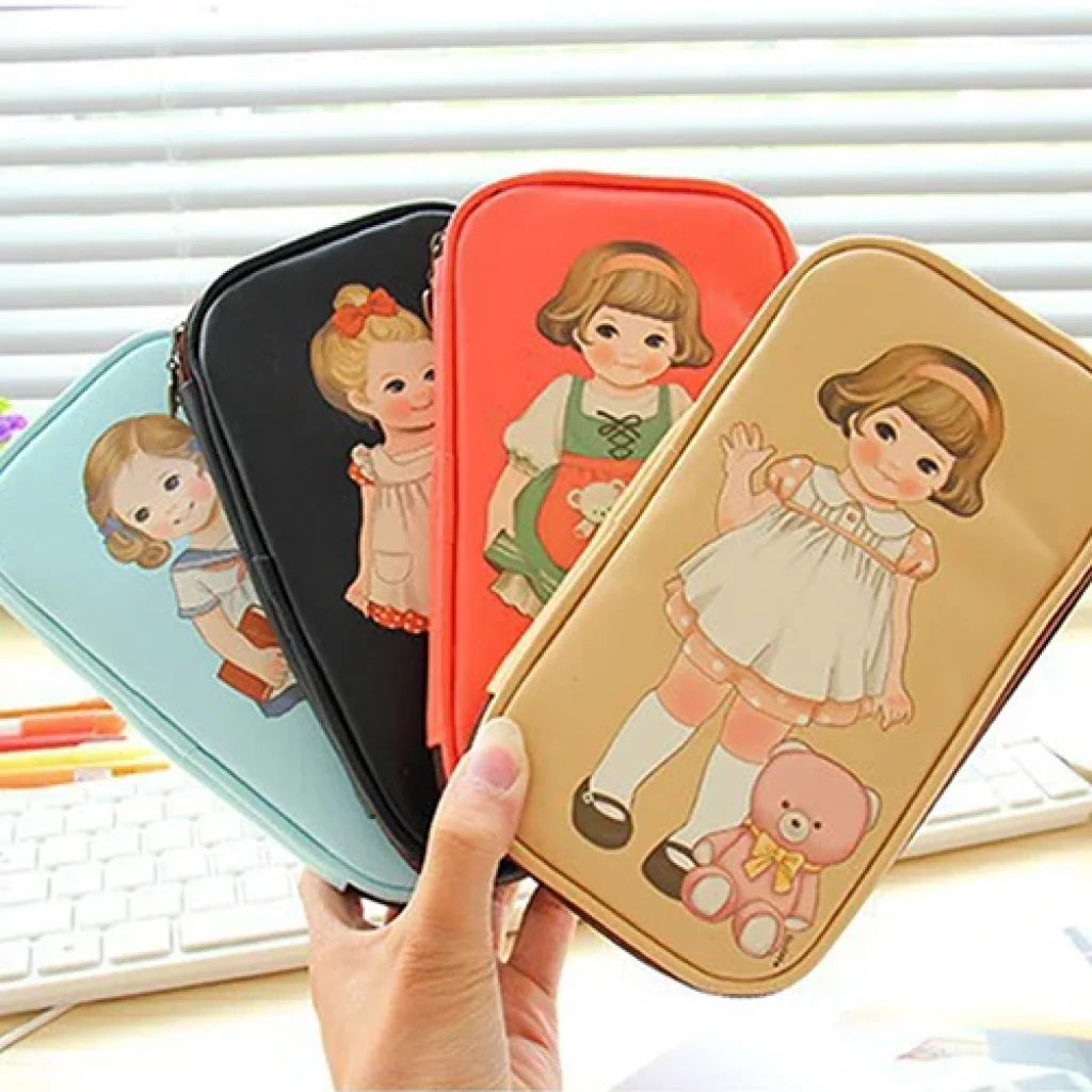 Vintage Girl Pencil Case