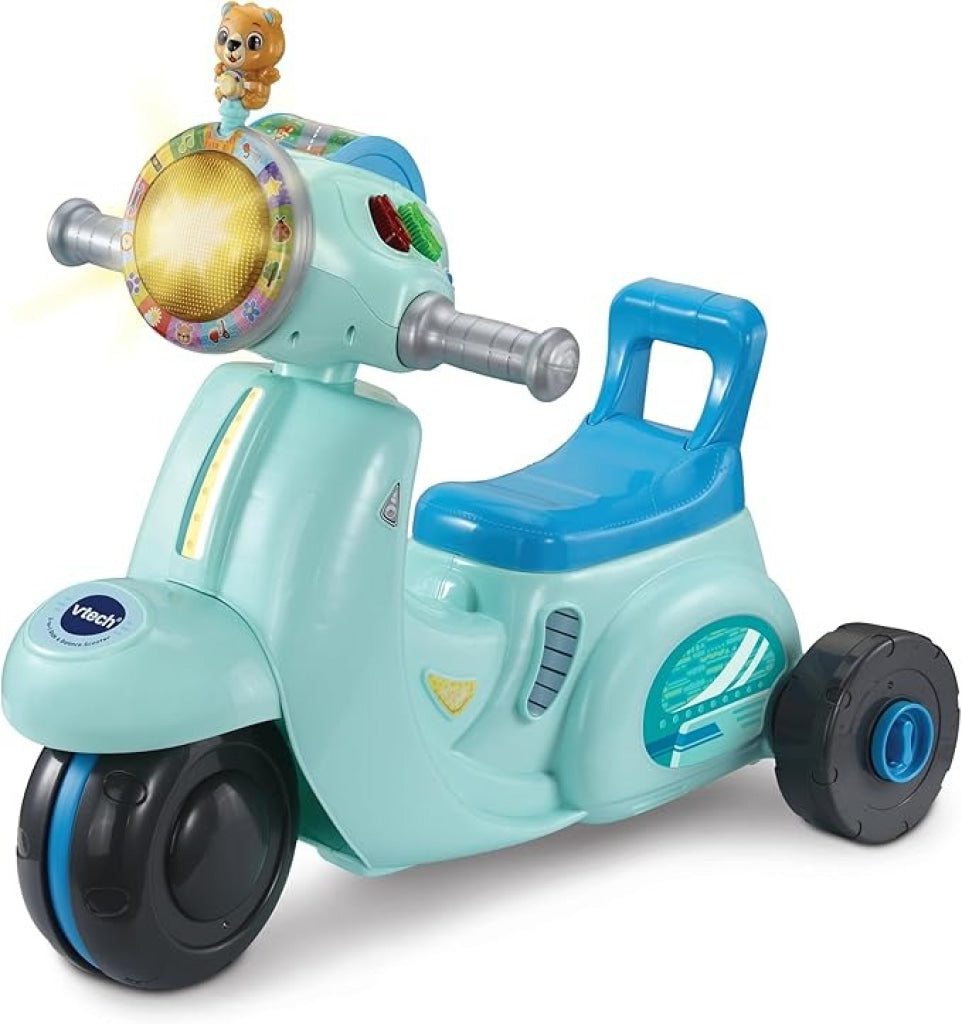 VTech 2 In 1 Ride N Balance Scooter Blue - VTech
