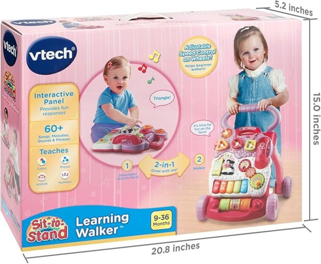 Vtech First Steps Baby Walker Pink - VTech