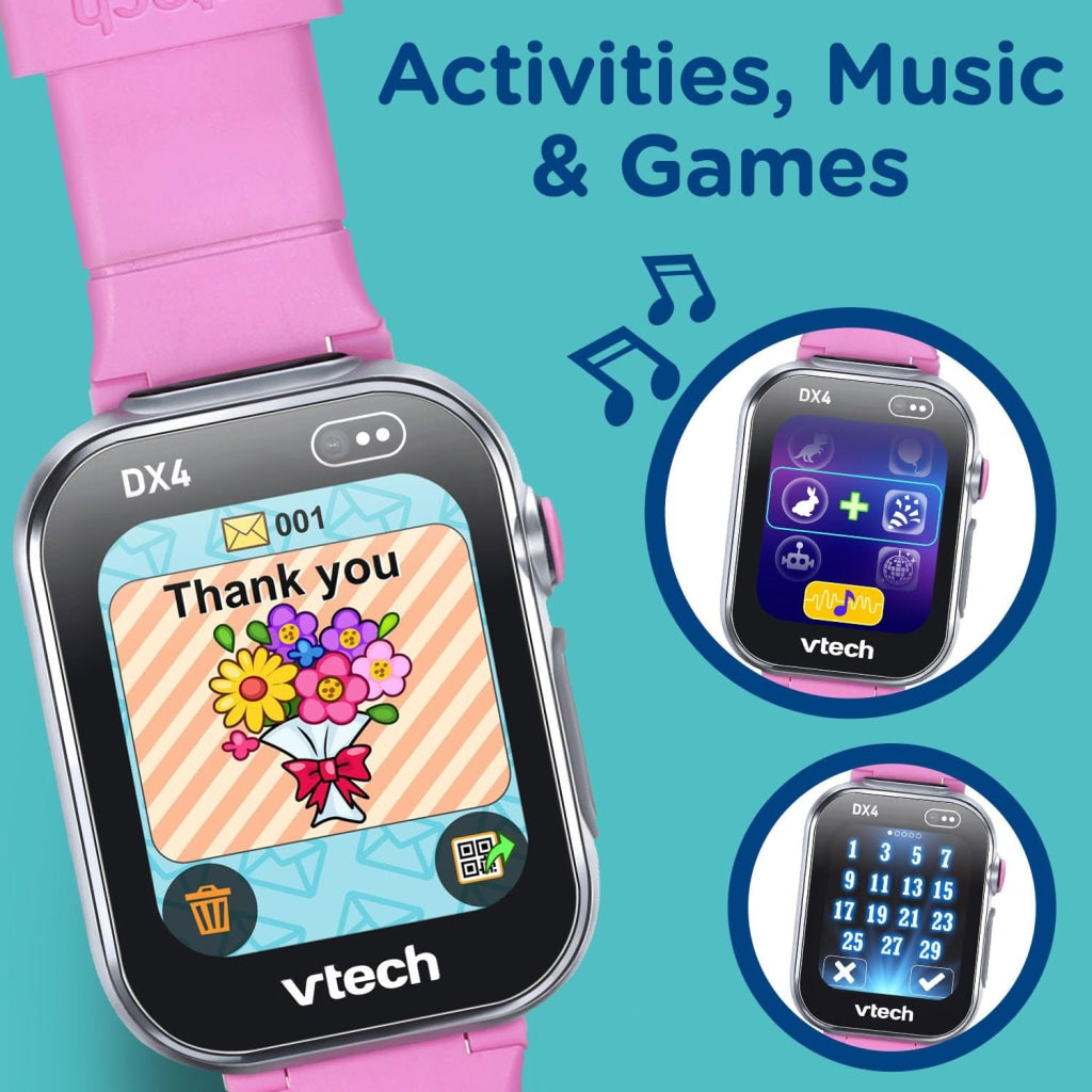 VTech KidiZoom Smartwatch DX4 Pink - VTech