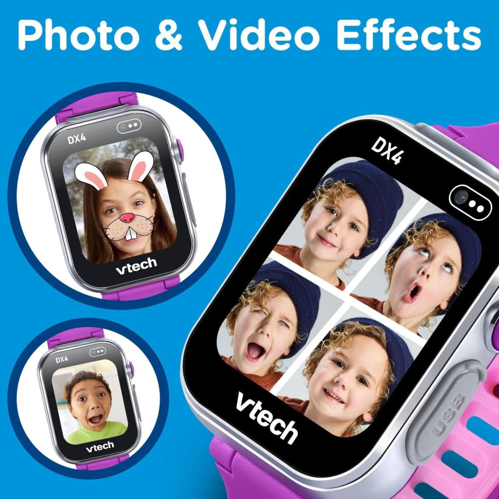 VTech KidiZoom Smartwatch DX4 Purple - VTech