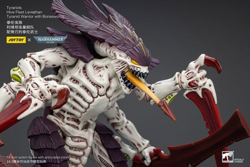 WARHAMMER 40K Tyranids Hive Fleet Leviathan Tyranid Warrior with Boneswords JT7004 - WARHAMMER 40K