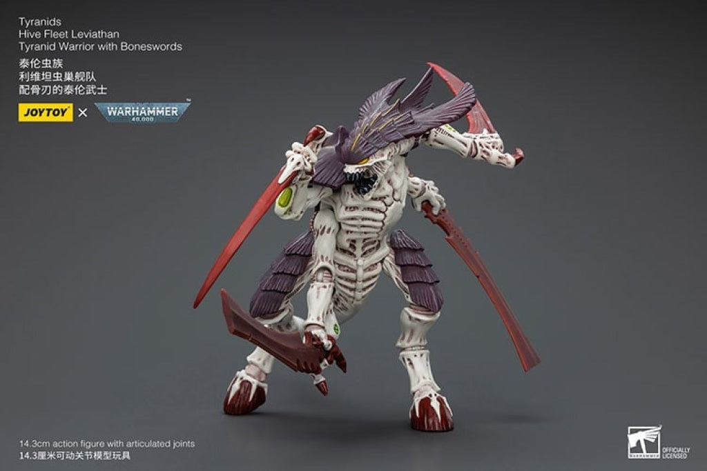 WARHAMMER 40K Tyranids Hive Fleet Leviathan Tyranid Warrior with Boneswords JT7004 - WARHAMMER 40K
