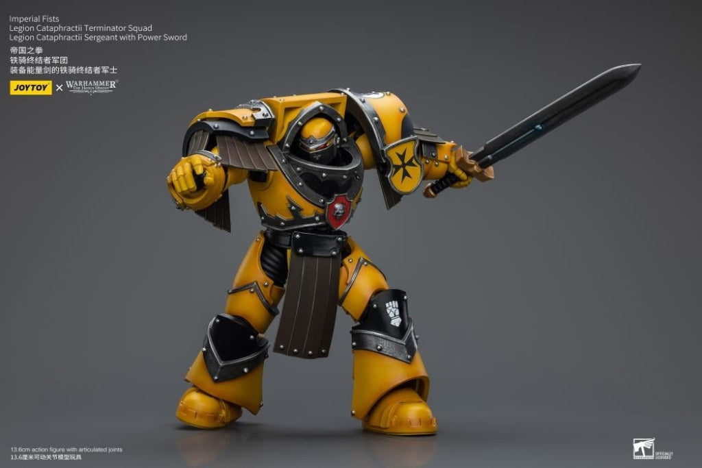 WARHAMMER - The Horus Heresy: Imperial Fists Legion Cataphractii Terminator Squad Legion Cataphractii Sergeant with