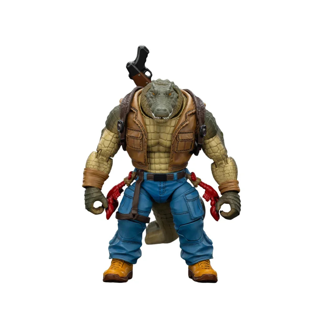 Warhammer TMNT 1/18 Action Figures TMNT-Leatherhead TMNT-Metalhead - Leatherhead / 13.5cm