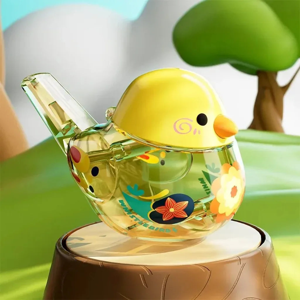 Water Bird Whistle For Infants And Children Yellow