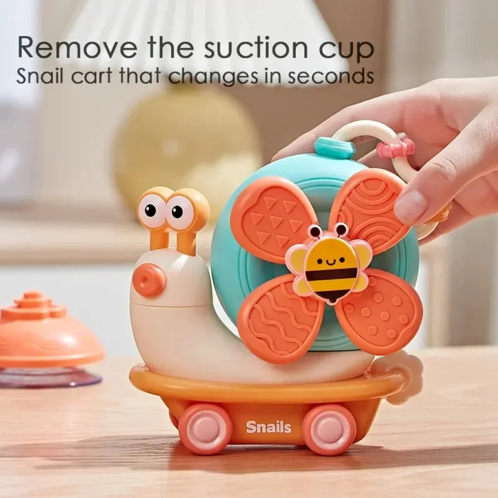 Windmill Snail Suction Cup Detachable Fidget Spinner