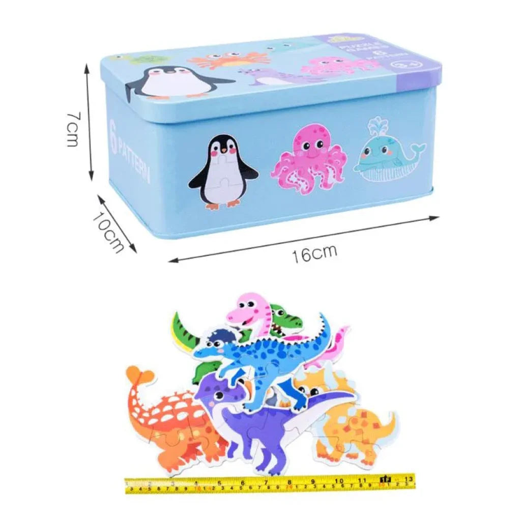 Wooden Baby Animal Puzzle Montessori