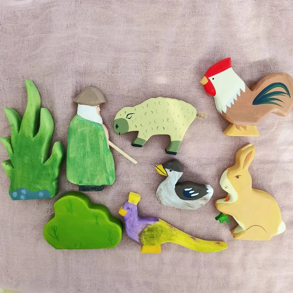 Wooden Handcraft Large Animals Toys