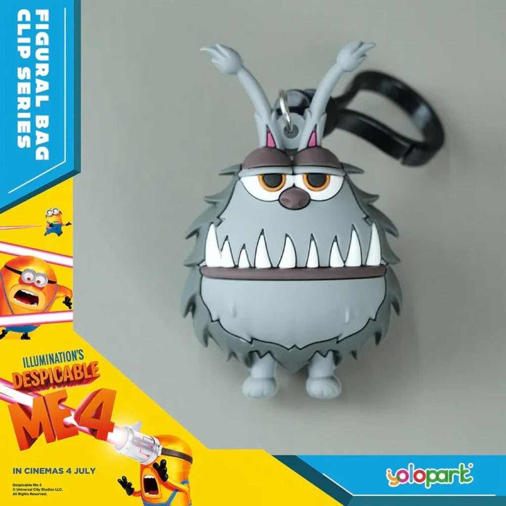 Yolopark Despicable Me 4 - 3D Foam Bag Clip Series Minions