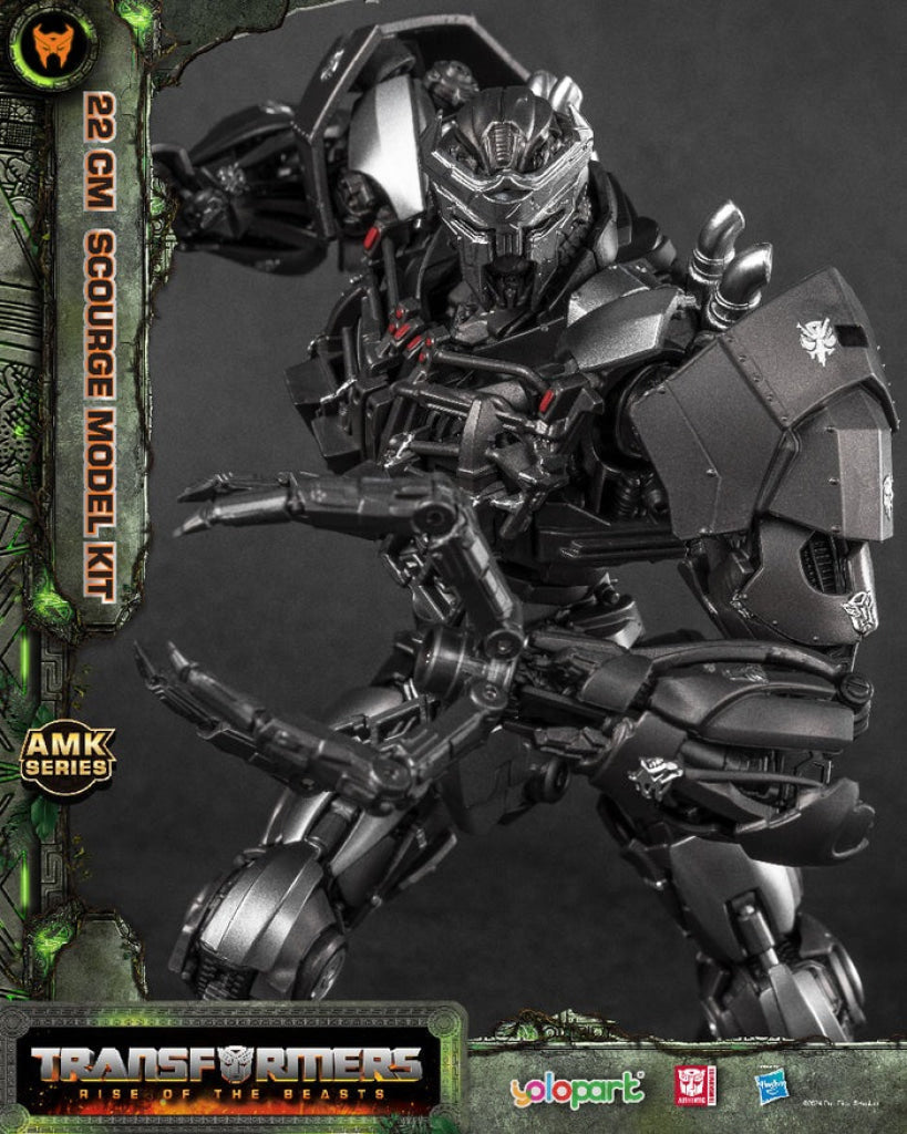 Yolopark Transformers: Rise Of The Beasts - 22Cm Scourge Model Kit Amk Series Transformers