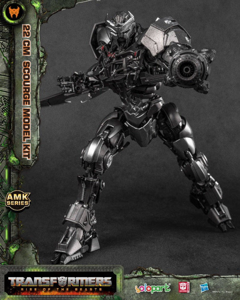 Yolopark Transformers: Rise Of The Beasts - 22Cm Scourge Model Kit Amk Series Transformers