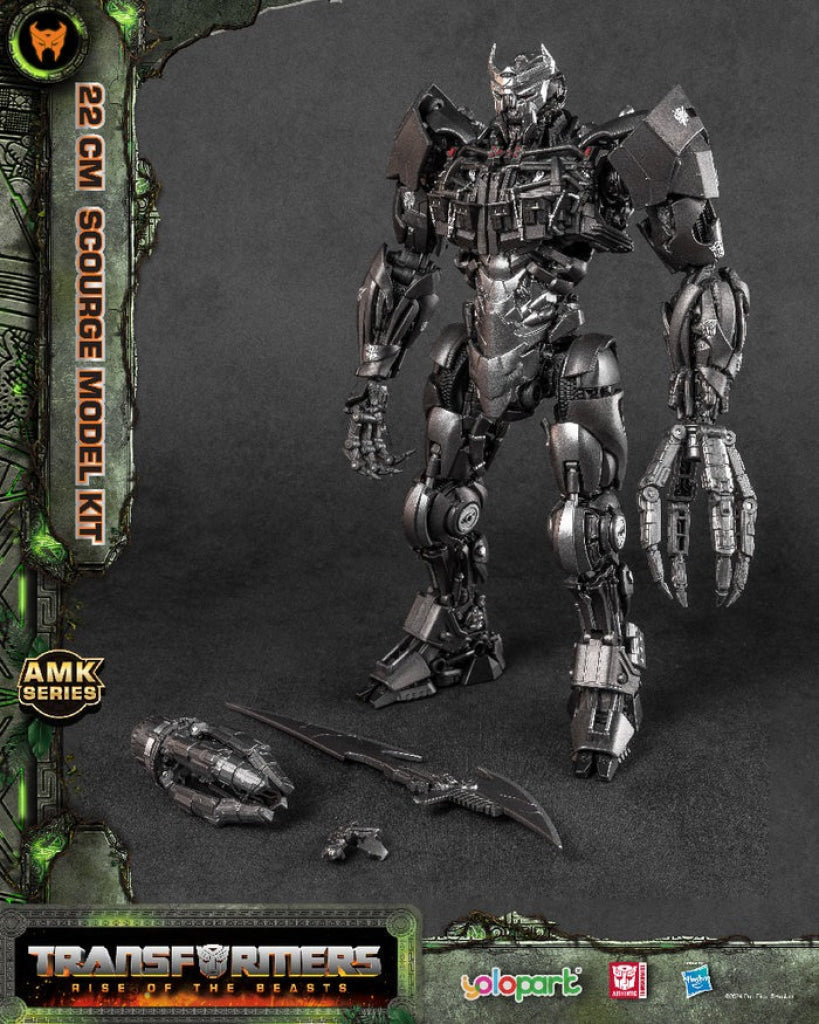 Yolopark Transformers: Rise Of The Beasts - 22Cm Scourge Model Kit Amk Series Transformers
