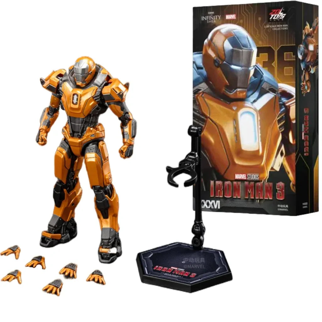 ZD Toys Iron Man Action Figures - MK36 Peacemaker